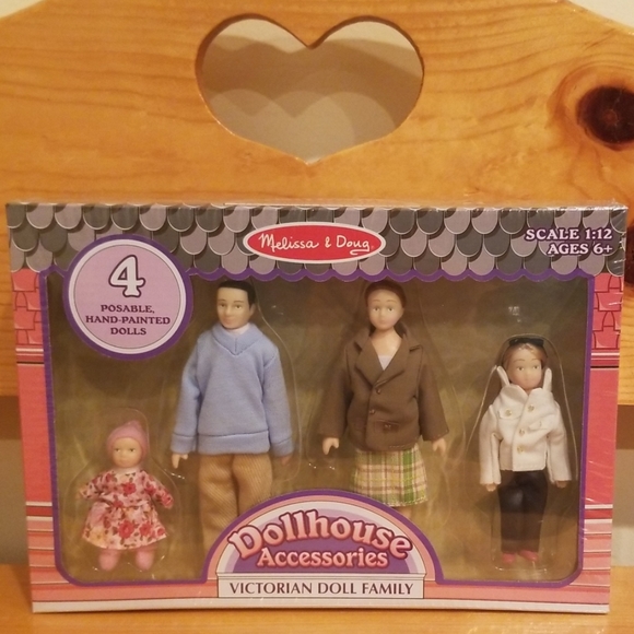 melissa and doug victorian doll family